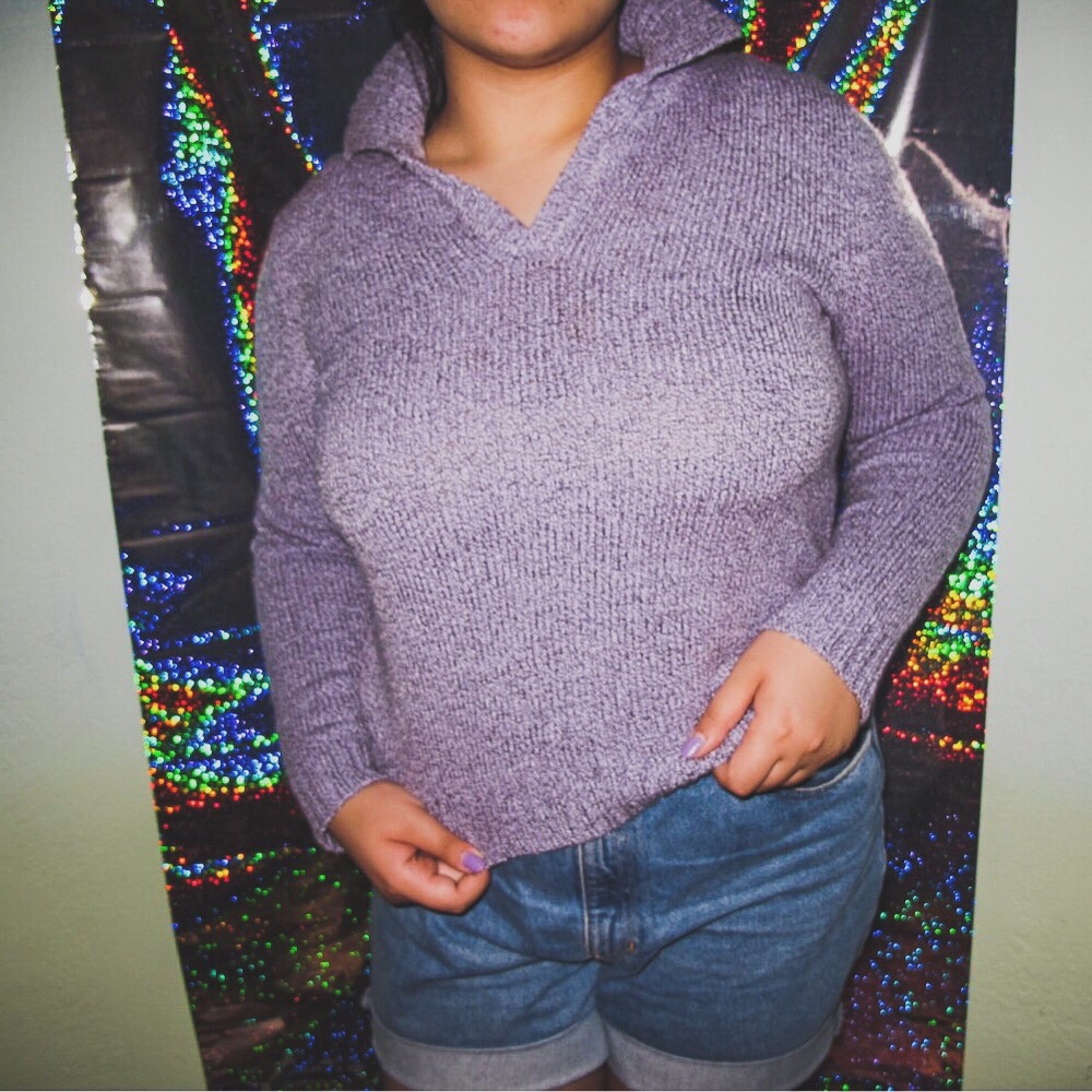 Adorable Lavender Sweater